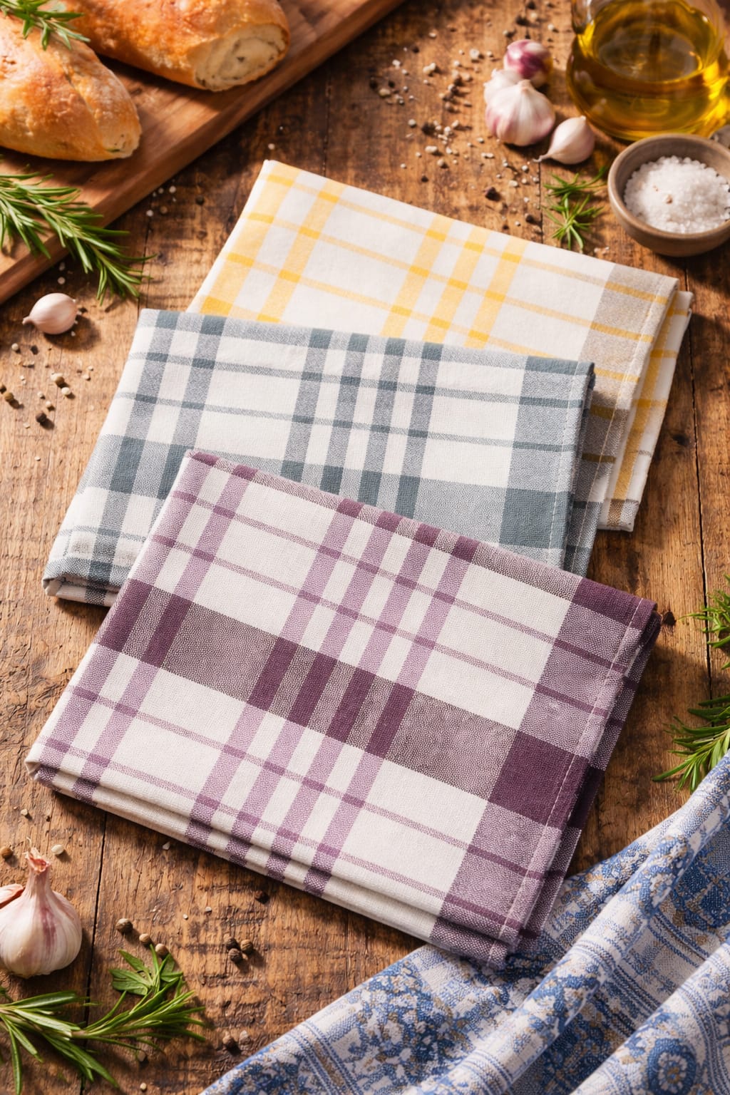 Pure Cotton Multi-Mix Color Roti Romal Napkin Cloth Set – 50x70 cm Kitchen Essentials for Daily Use
