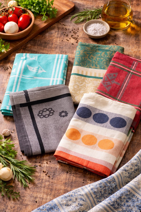 Pure Cotton Multi-Mix Color Roti Romal Napkin Cloth Set – 50x70 cm Kitchen Essentials for Daily Use